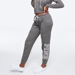 PINK Victoria's Secret Charcoal Joggers